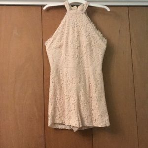 Charlotte Russe juniors blush romper